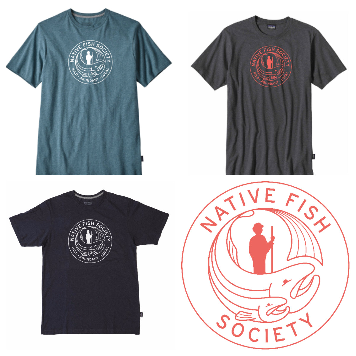 Men's Native Fish Society T-Shirts