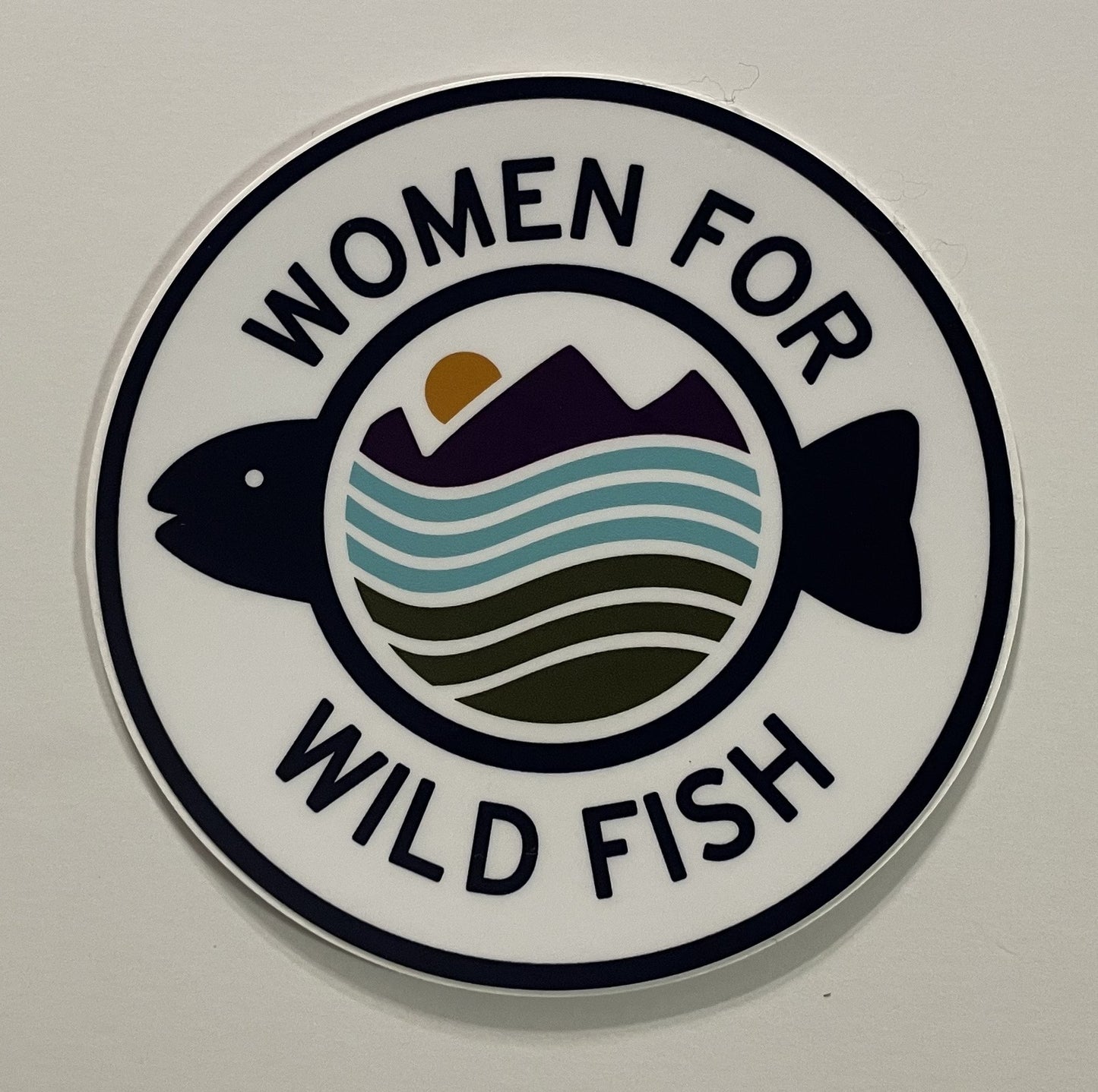 Women For Wild Fish Sticker