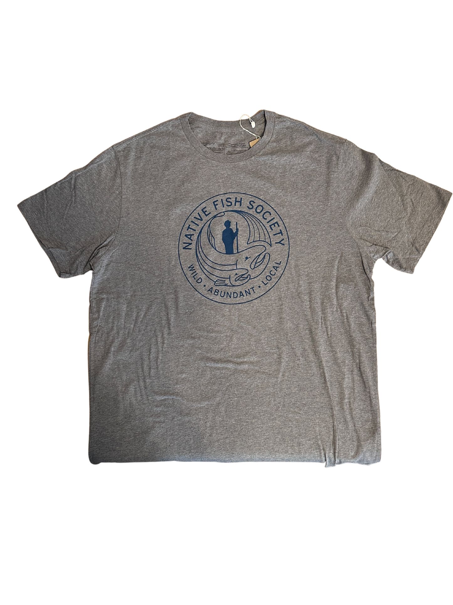 NFS Patagonia Logo Tee - Feather Grey