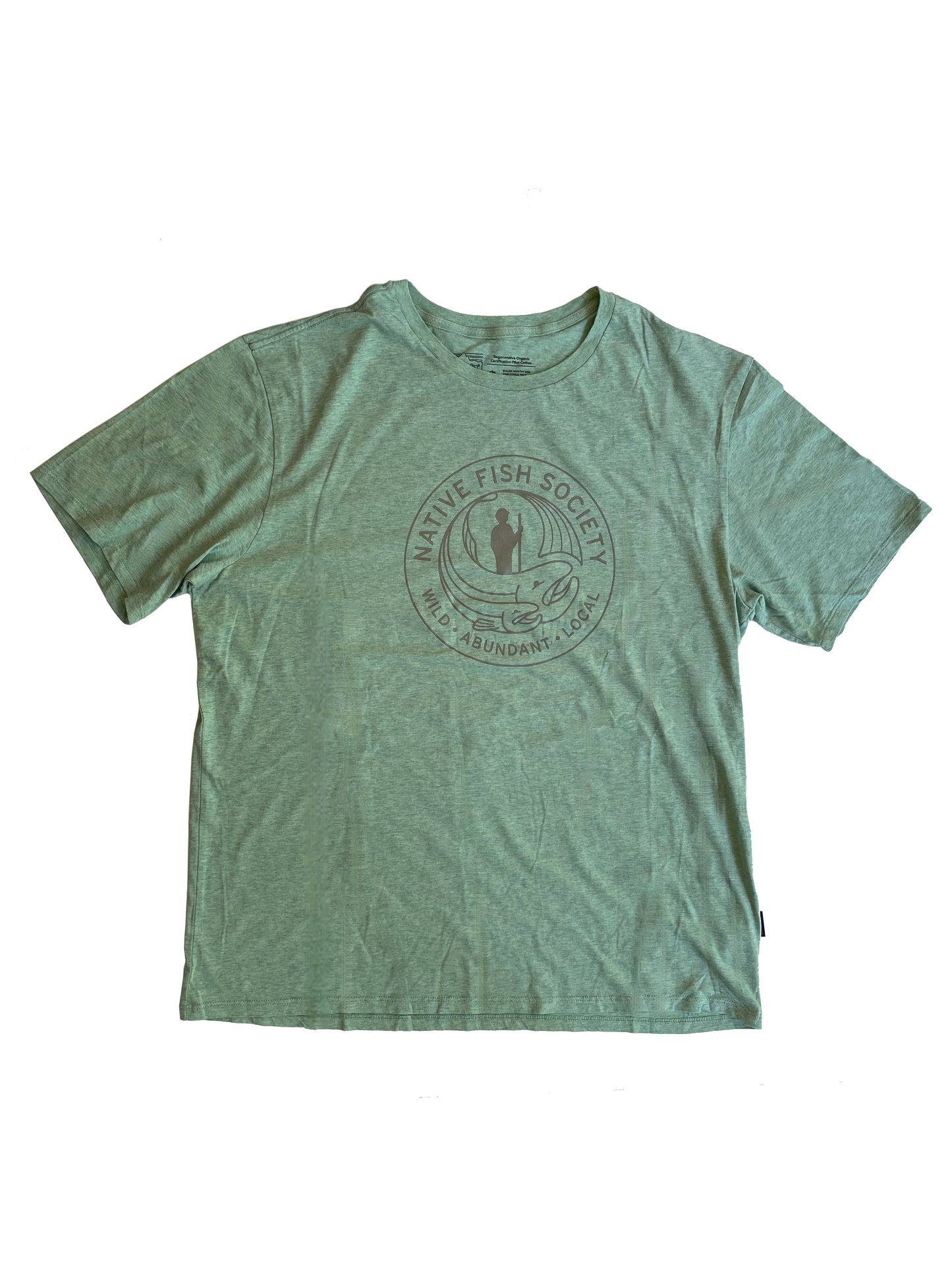 NFS Patagonia Logo Tee - Gypsum Green