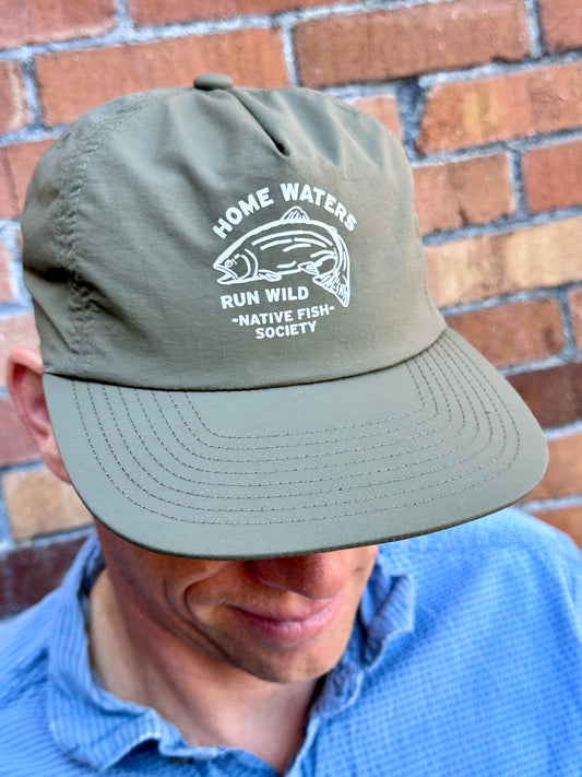 Home Waters Run Wild Ball Cap - Green