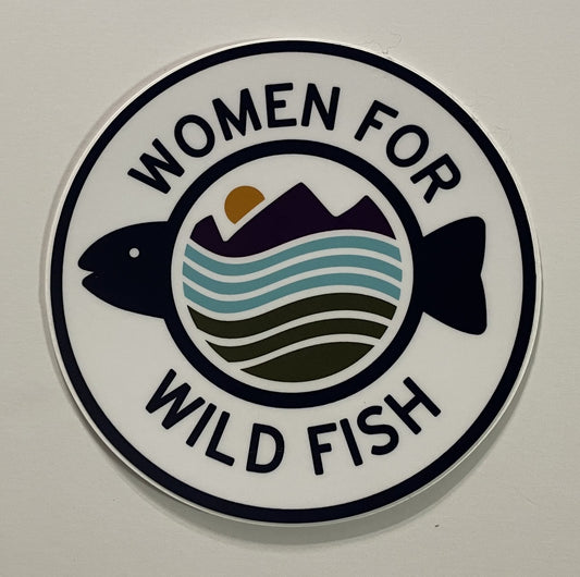 Women For Wild Fish Sticker
